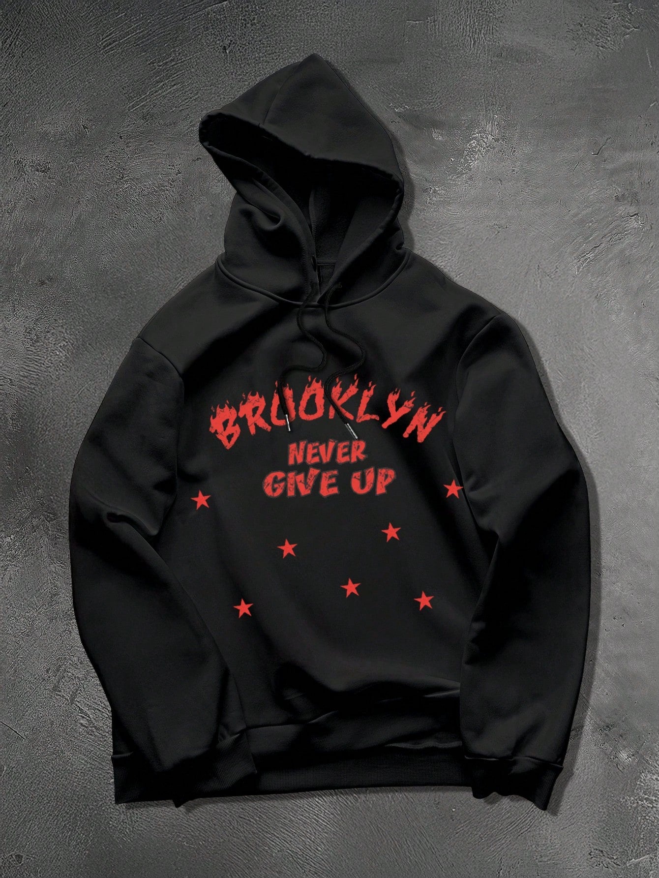 Brooklyn Skull Gang Graphic Black Hoodie