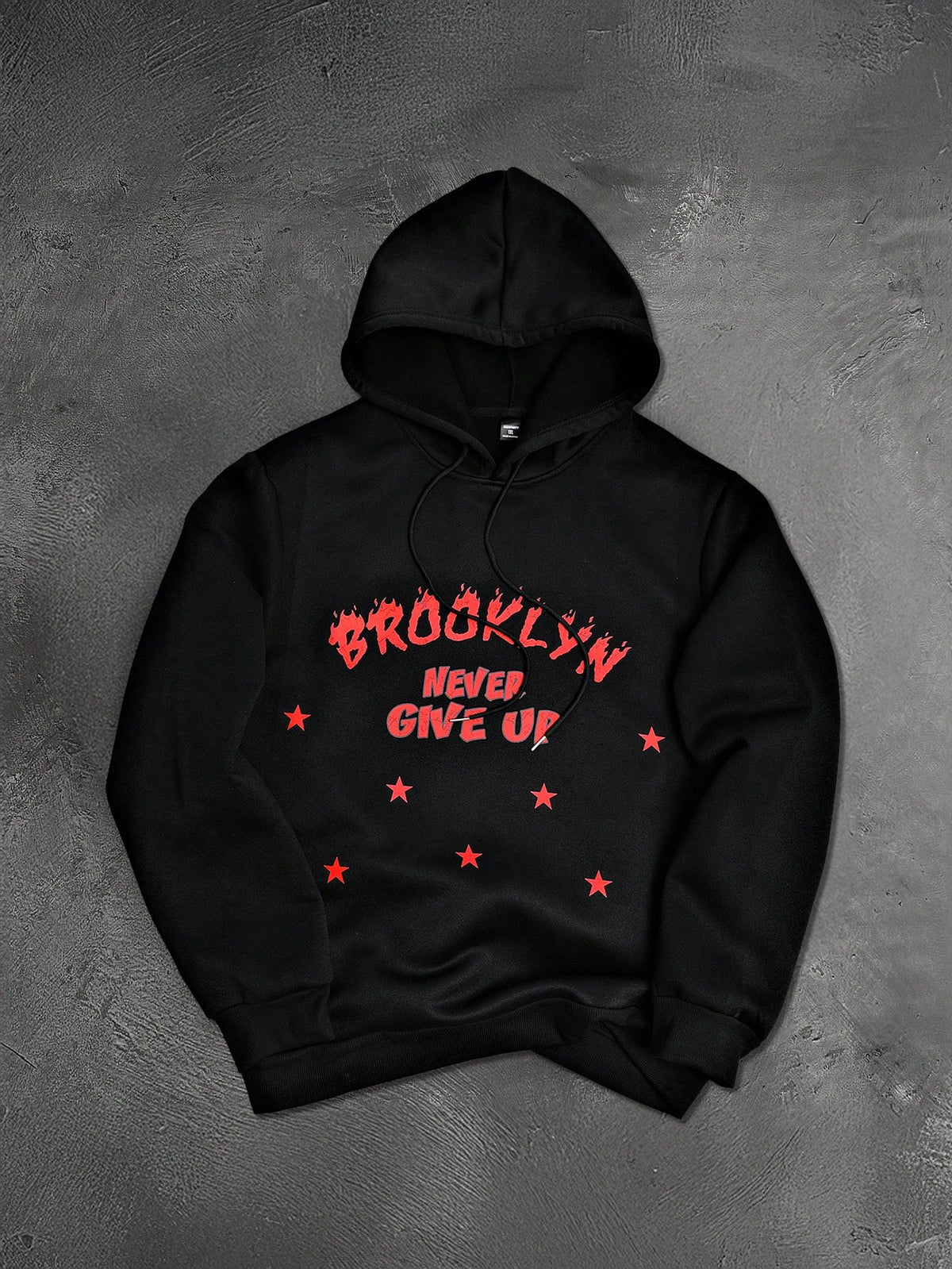 Brooklyn Skull Gang Graphic Black Hoodie