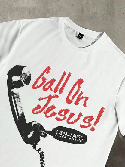 Call On Jesus Christian Vintage T-Shirt