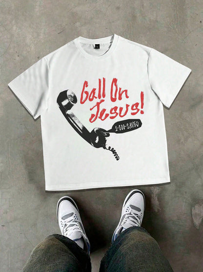 Call On Jesus Christian Vintage T-Shirt