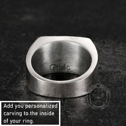 Gothic Evil Devil Hand Sterling Silver Ring