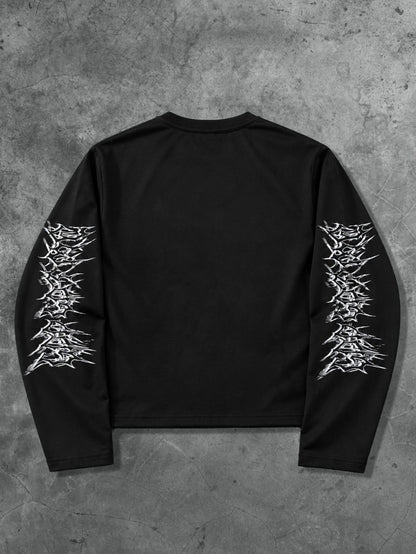 Child of God Graphic Cyber Grunge Long Sleeve Tee