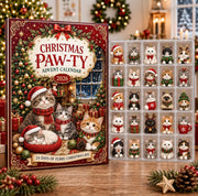 Christmas Paw-Ty Cat Advent Calendar 2026: 24 Ornaments