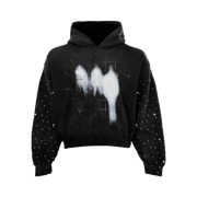 Dark Web Rhinestone Hoodie