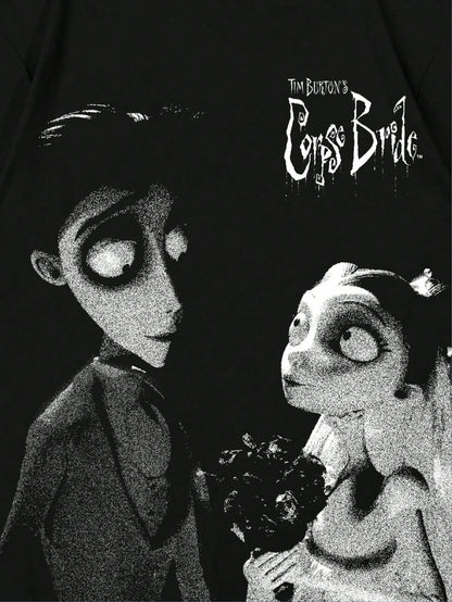 Corpse Bride Graphic Loose T-Shirt
