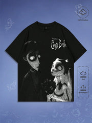 Corpse Bride Graphic Loose T-Shirt