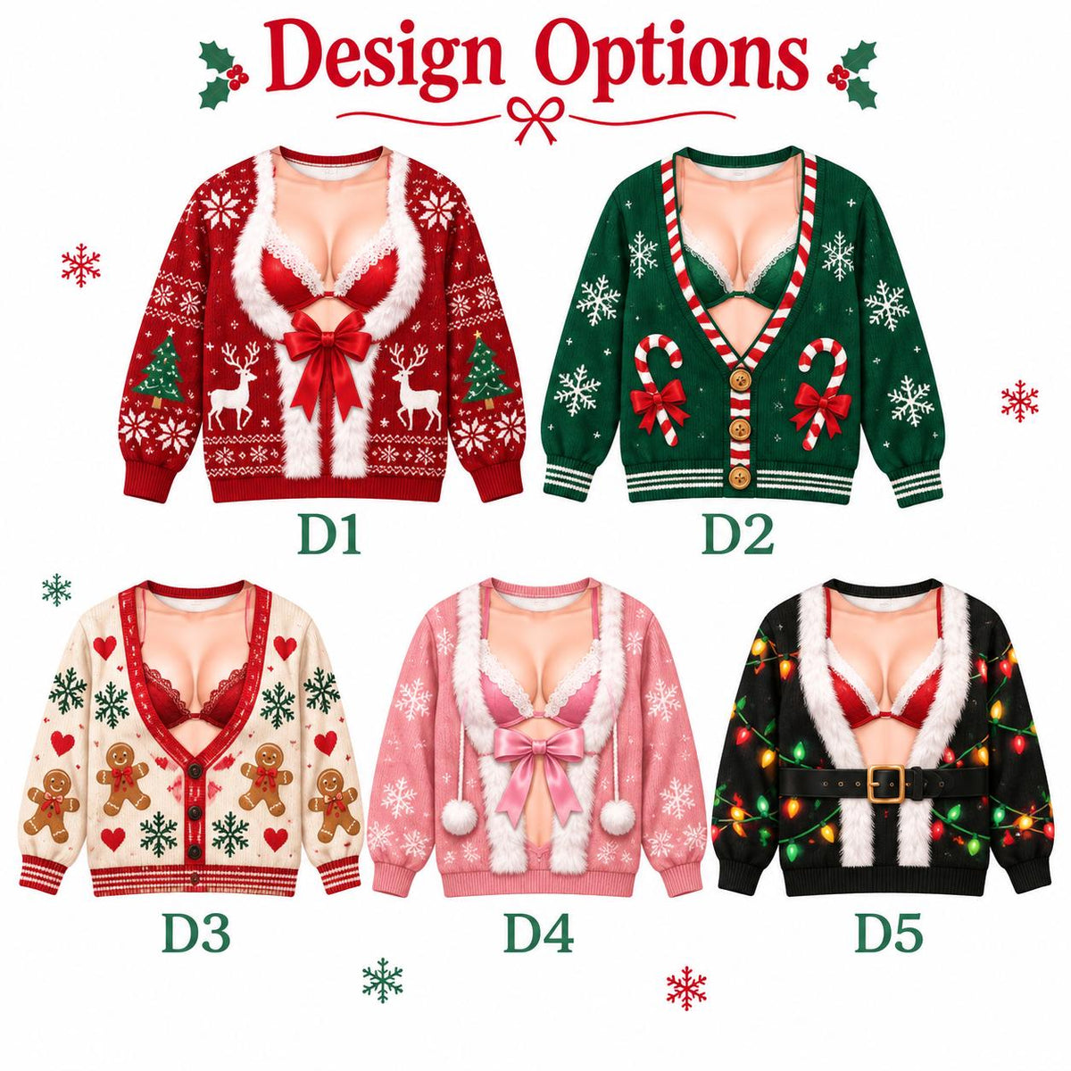 Cozy Christmas Lingerie & Pajama Set