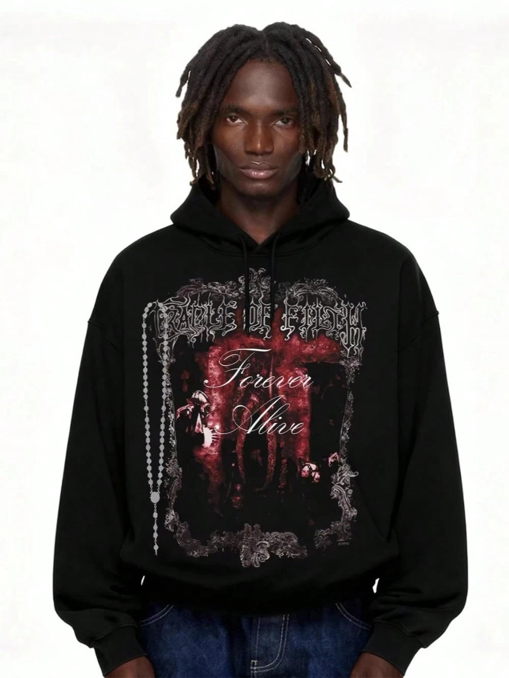 Cradle of Filth Forever Alive Gothic Black Hoodie