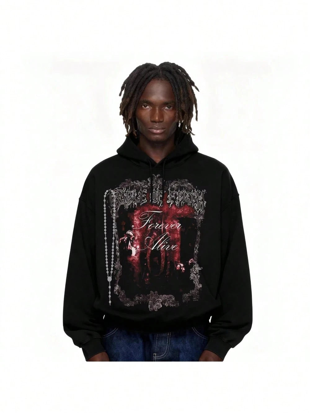 Cradle of Filth Forever Alive Gothic Black Hoodie