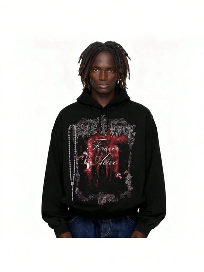 Cradle of Filth Forever Alive Gothic Black Hoodie