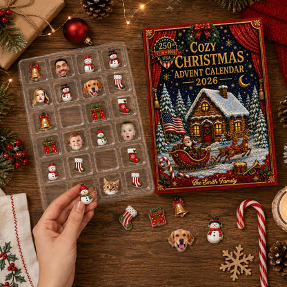 Custom Photo Cozy Christmas Advent Calendar 2026