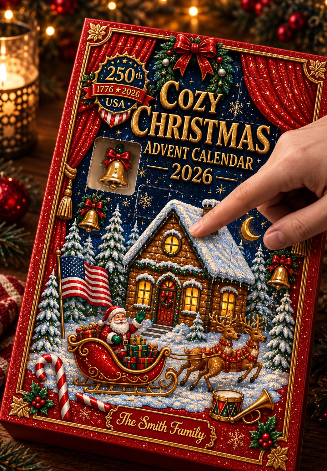 Custom Photo Cozy Christmas Advent Calendar 2026