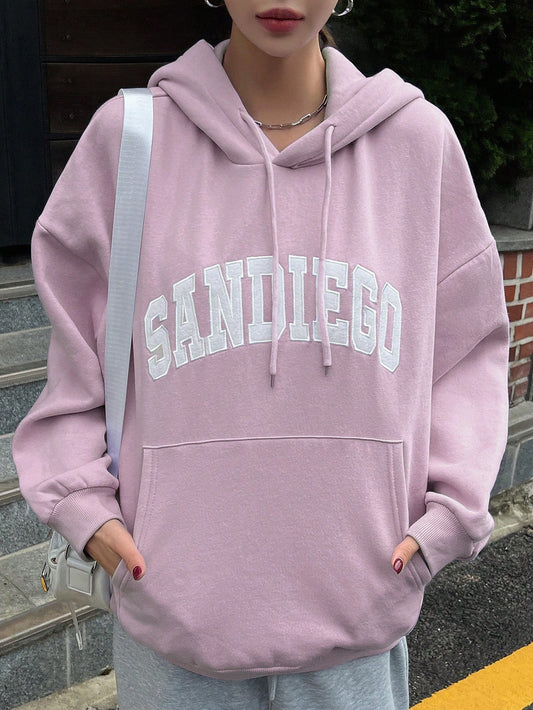 Thermal Lined Hooded Sweatshirt for Women