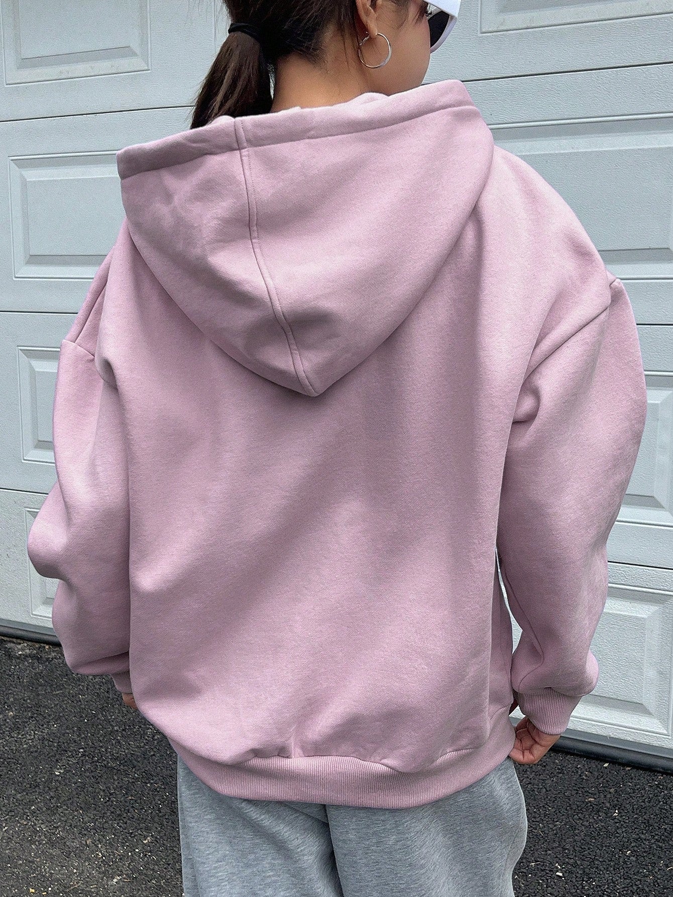 Thermal Lined Hooded Sweatshirt for Women