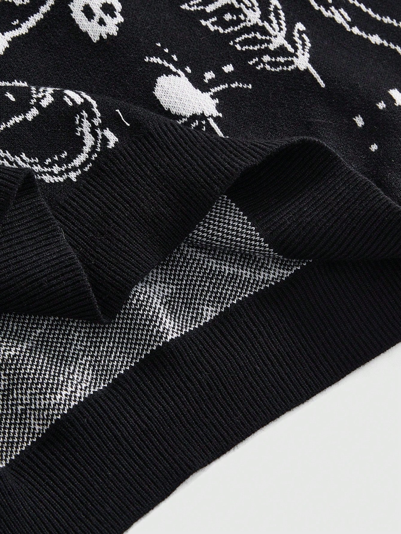 Dark Gothic Cat Skull Star Moon Plus Sweater