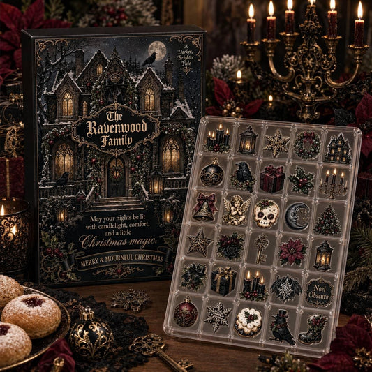 Dark Gothic Christmas Ornament Advent Calendar 2026