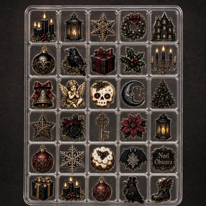 Dark Gothic Christmas Ornament Advent Calendar 2026