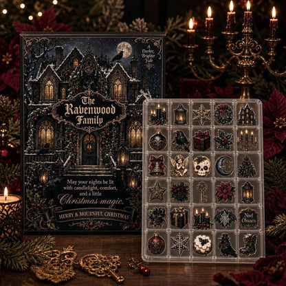 Dark Gothic Christmas Ornament Advent Calendar 2026