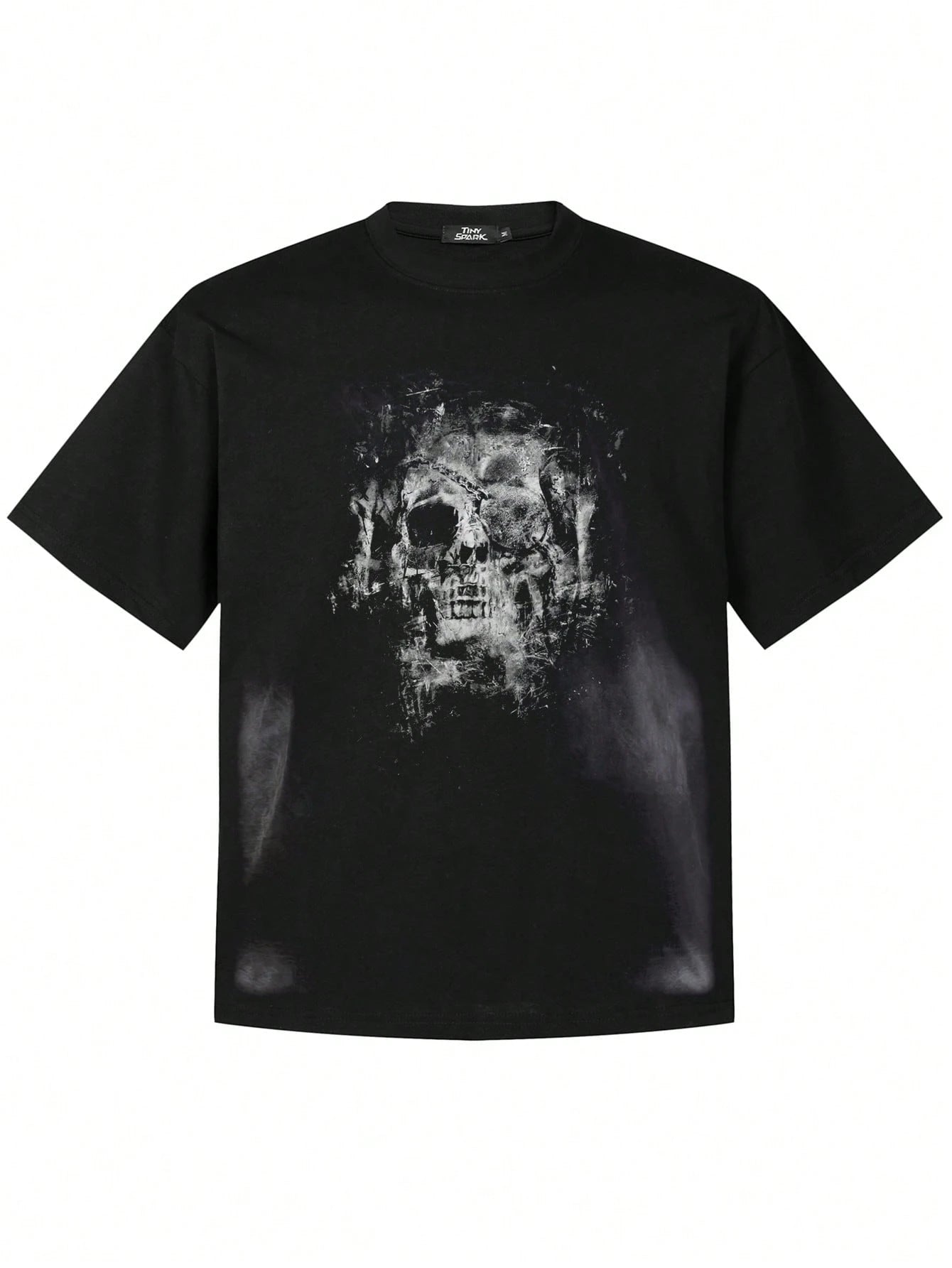 Dark Streetwear Skull Graphic Tee