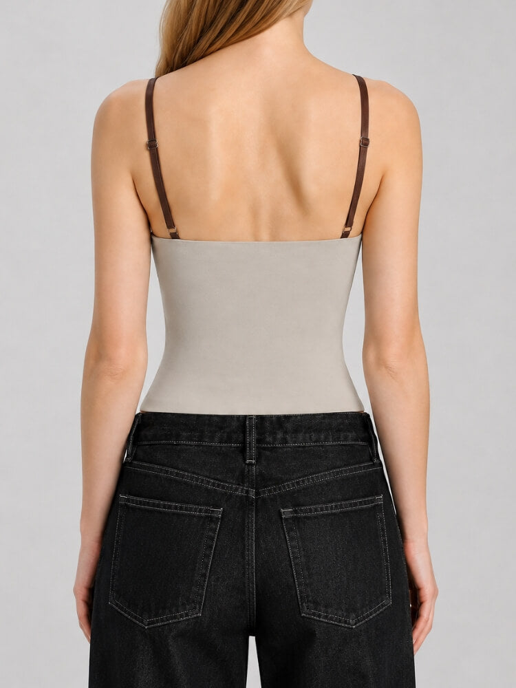 Deep Plunge Corset Top
