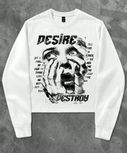 Desire Destroy Graphic Sweatshirt