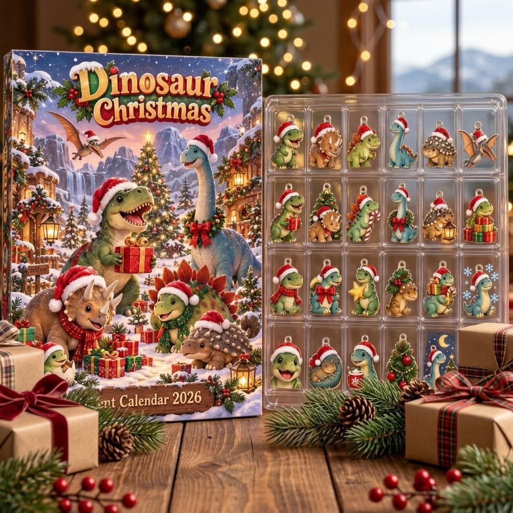 Dinosaur Christmas Advent Calendar 2026