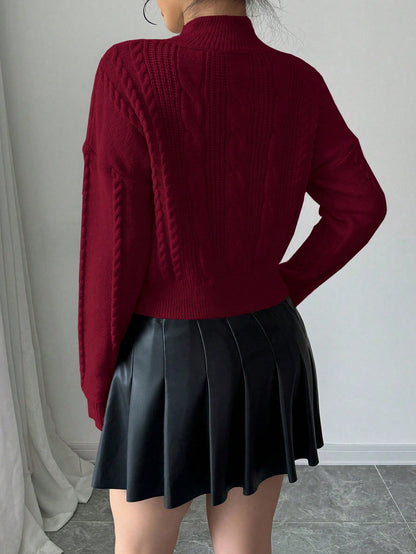 French Bow Knit Soft & Chunky Sweater for Women