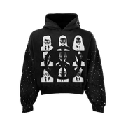 Faces Rhinestone Hoodie