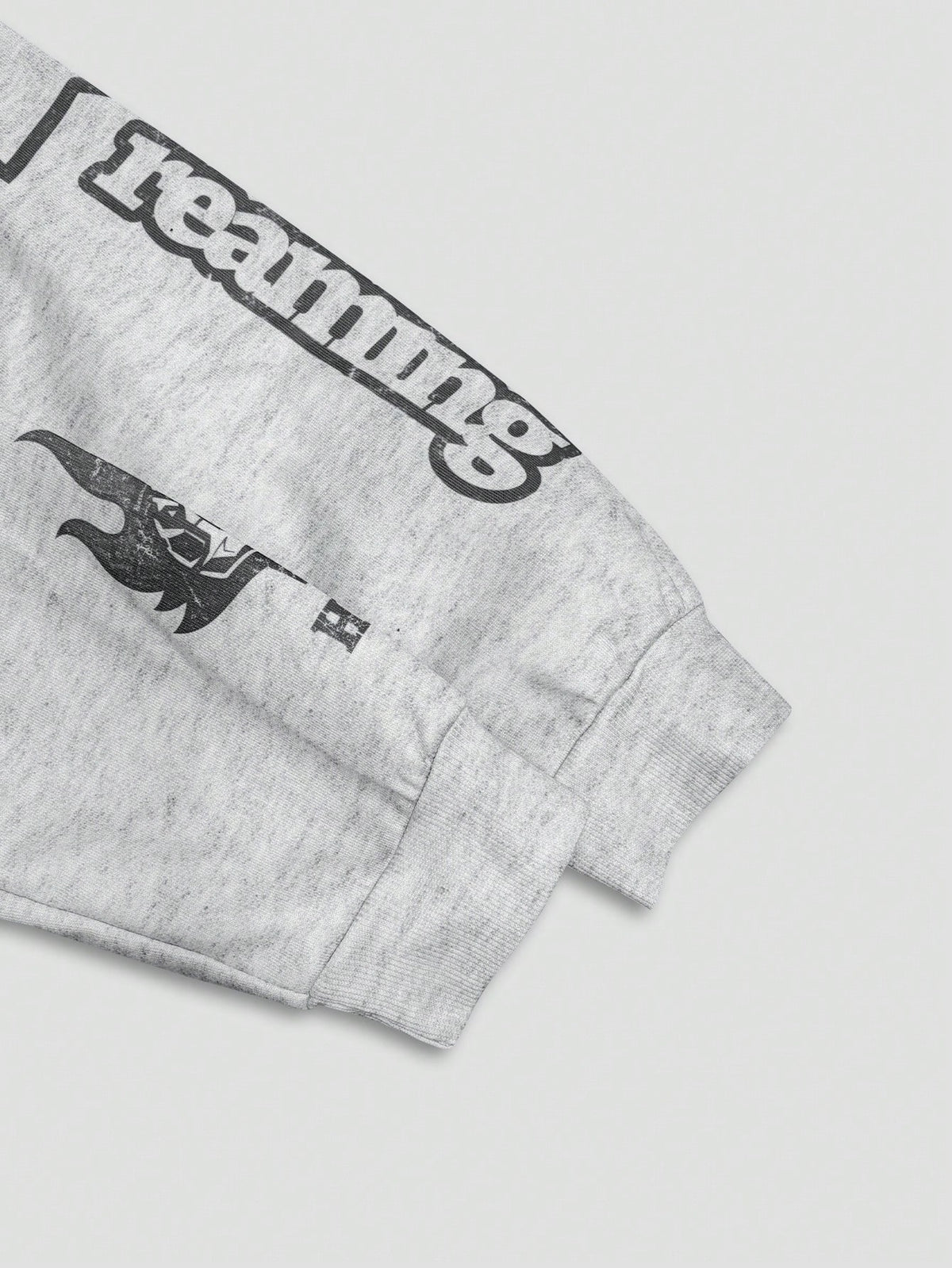 FUTURE Graphic Grey Camo Sleeve Print Hoodie