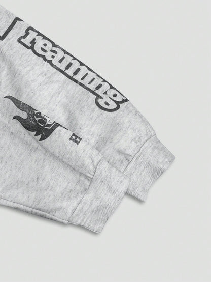 FUTURE Graphic Grey Camo Sleeve Print Hoodie