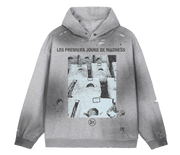 Les Premiers Faded Distress Hoodie