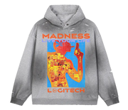 Logitech Faded Distress Hoodie