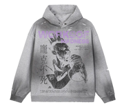 Mutually Assured Faded Distress Hoodie