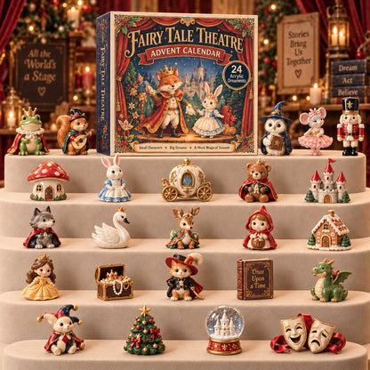 CHRISTMAS KICKOFF 40% OFF - Fairy Tale Theatre Advent Calendar 2026 - 24-Day Festive Countdown, Acrylic Charms Blind Box - Gift For Theatre Lovers AC0TM300