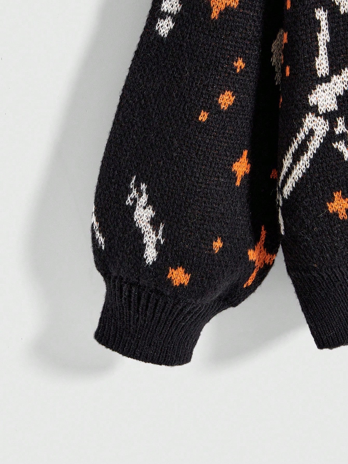 Fairycore Women Skull Knit Sweater