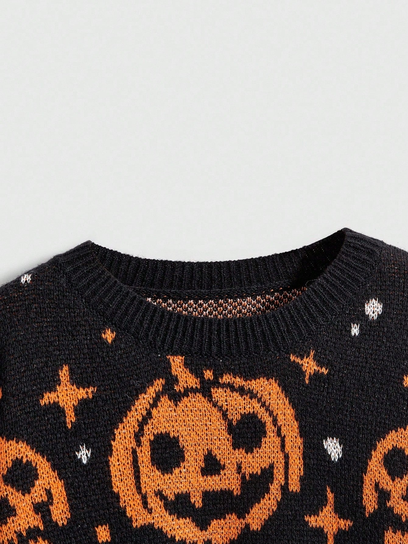 Fairycore Women Skull Knit Sweater