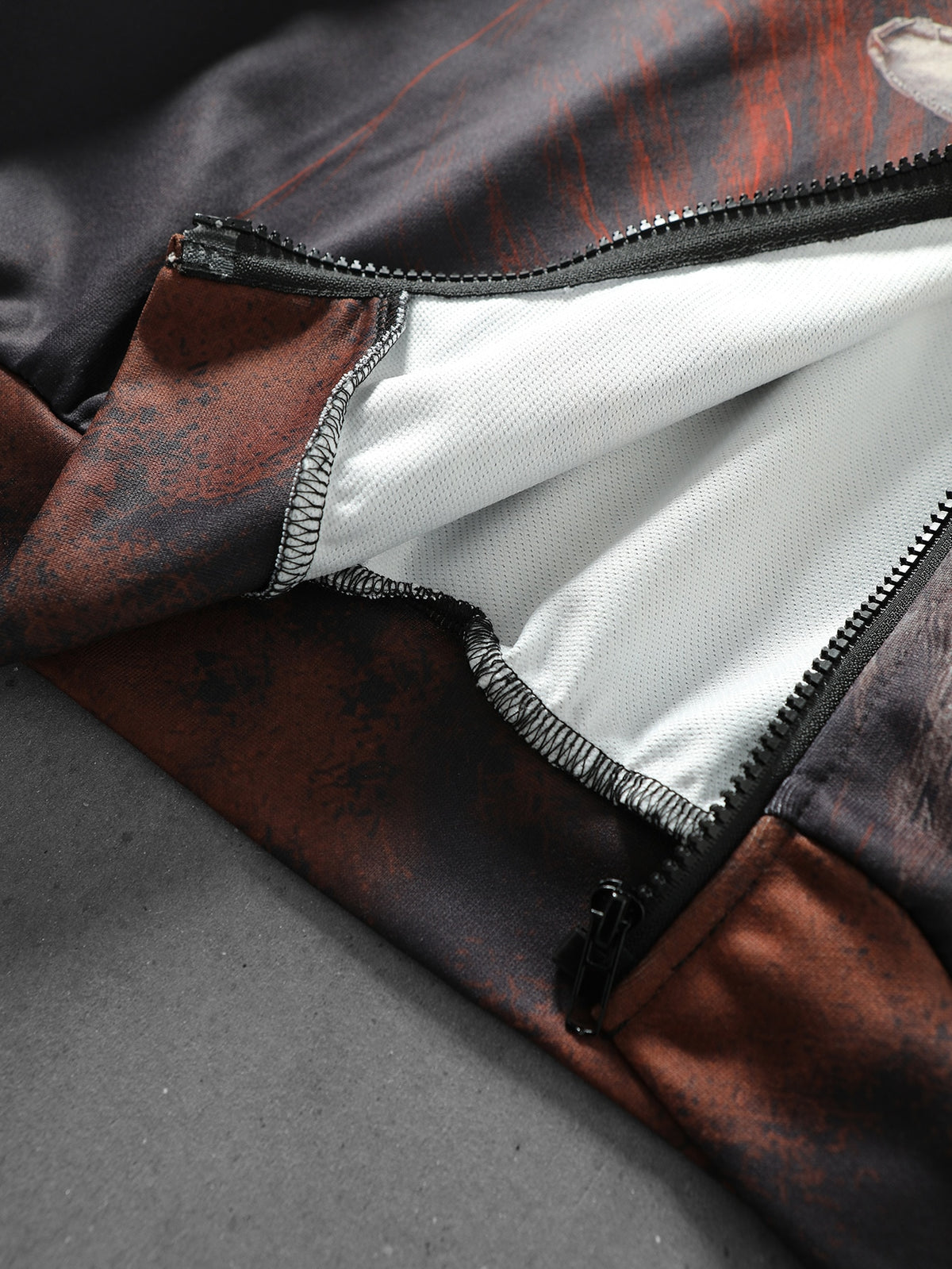 Faith Graphic Jesus Zip Hoodie Polyester