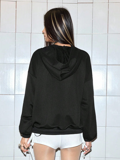 Feel the Heartbeat Tonight Graphic Hoodie