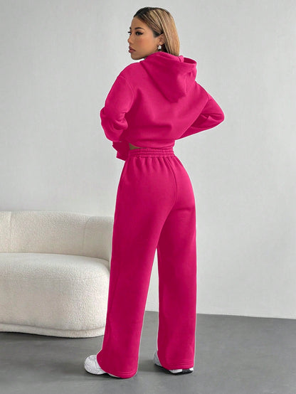 Women’s Hooded Pockets Casual Long Sleeve Pullover