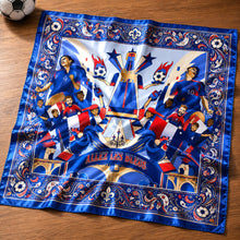 France World Cup Fans Silk Scarf Bandana