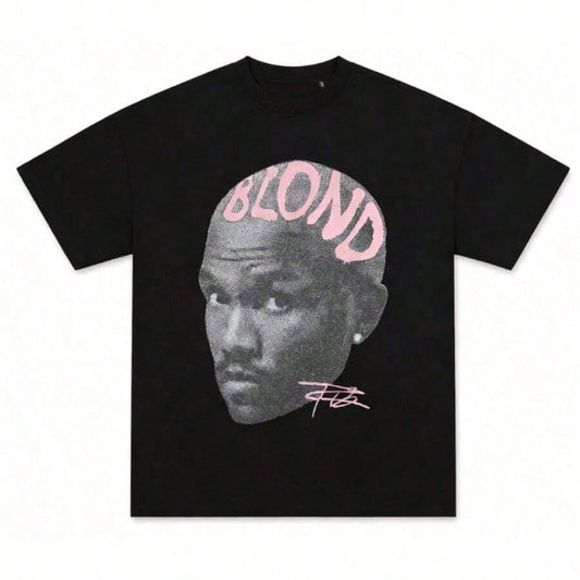 Frank Blond Pink Rap Tee Oversized Cotton Shirt