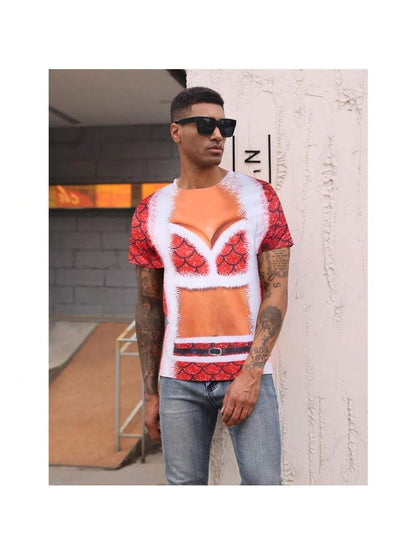 Funny Christmas Body Print Tee