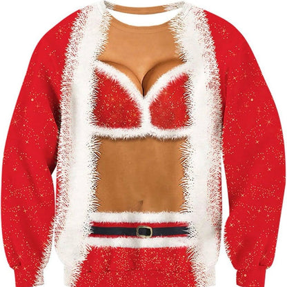Funny Christmas Sexy Bikini Body Ugly Sweater