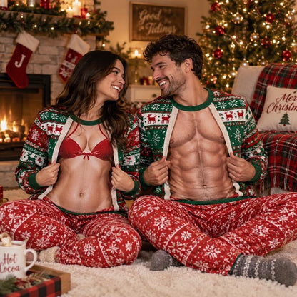 Funny Men's Muscle Chest Ugly Christmas Sweater