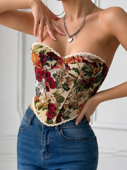 Garden Corset Top