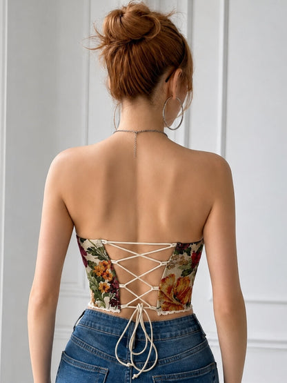 Garden Corset Top