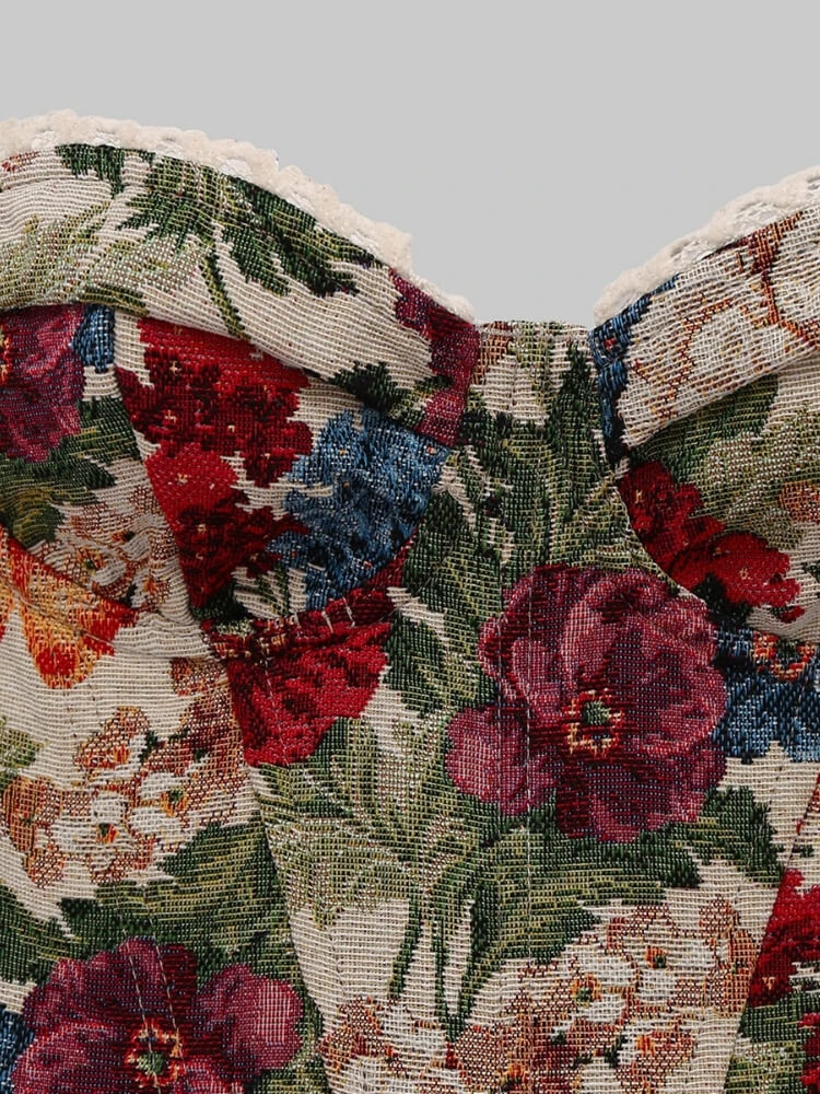 Garden Corset Top