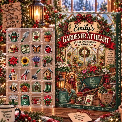 Gardener at Heart Christmas Ornament Countdown Calendar