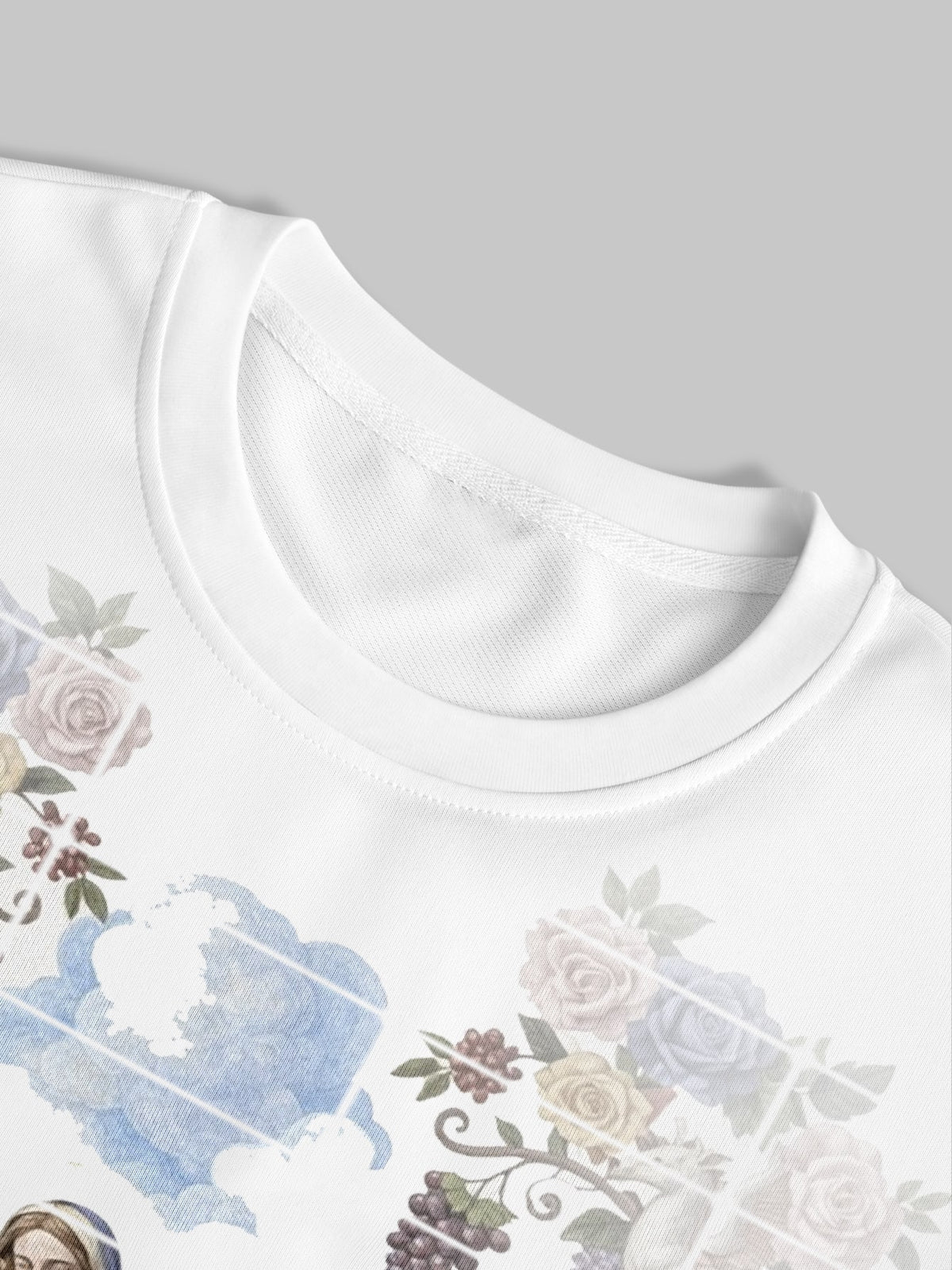 God Has A Plan Renaissance Graphic Long Sleeve Tee