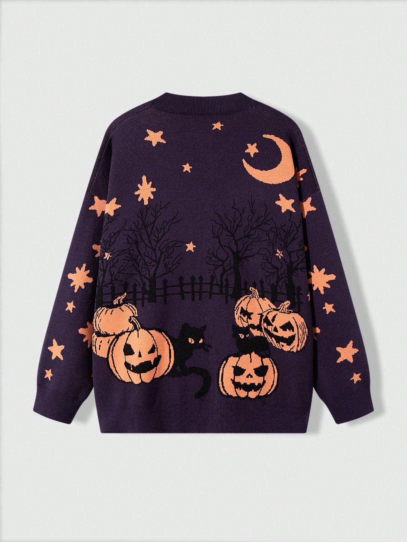 Gothic Halloween Knitted Cardigan